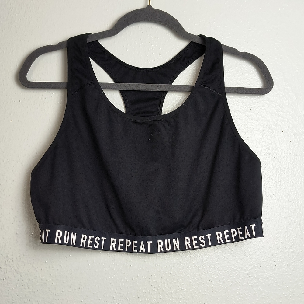 Old Navy Go Dry Active Black Performance Sports Bra Size XXL/TTG